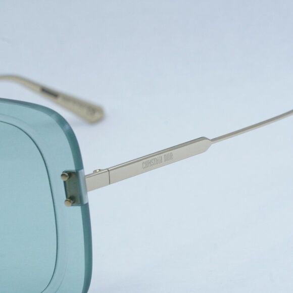 NEW DIOR ULTRADIOR SU B0O0 GOLD GREEN SUNGLASSES - Picture 6 of 13